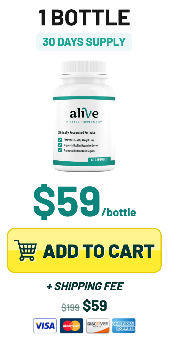 Alive weight loss supplement - 1 Bottle